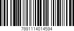 Código de barras (EAN, GTIN, SKU, ISBN): '7891114014594'
