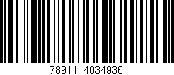 Código de barras (EAN, GTIN, SKU, ISBN): '7891114034936'
