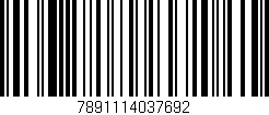 Código de barras (EAN, GTIN, SKU, ISBN): '7891114037692'