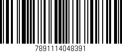 Código de barras (EAN, GTIN, SKU, ISBN): '7891114048391'