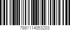 Código de barras (EAN, GTIN, SKU, ISBN): '7891114053203'