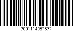 Código de barras (EAN, GTIN, SKU, ISBN): '7891114057577'