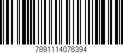 Código de barras (EAN, GTIN, SKU, ISBN): '7891114076394'