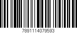 Código de barras (EAN, GTIN, SKU, ISBN): '7891114079593'