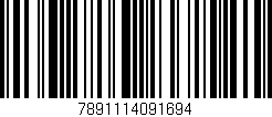 Código de barras (EAN, GTIN, SKU, ISBN): '7891114091694'