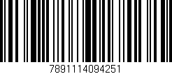 Código de barras (EAN, GTIN, SKU, ISBN): '7891114094251'