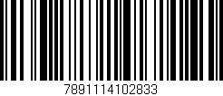 Código de barras (EAN, GTIN, SKU, ISBN): '7891114102833'