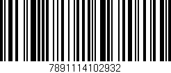 Código de barras (EAN, GTIN, SKU, ISBN): '7891114102932'