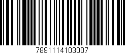 Código de barras (EAN, GTIN, SKU, ISBN): '7891114103007'