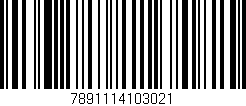 Código de barras (EAN, GTIN, SKU, ISBN): '7891114103021'
