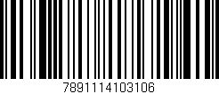 Código de barras (EAN, GTIN, SKU, ISBN): '7891114103106'