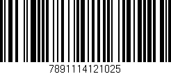 Código de barras (EAN, GTIN, SKU, ISBN): '7891114121025'