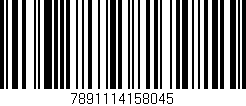 Código de barras (EAN, GTIN, SKU, ISBN): '7891114158045'