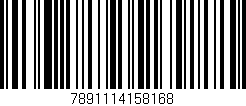 Código de barras (EAN, GTIN, SKU, ISBN): '7891114158168'