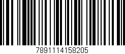 Código de barras (EAN, GTIN, SKU, ISBN): '7891114158205'