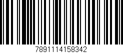 Código de barras (EAN, GTIN, SKU, ISBN): '7891114158342'