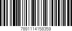 Código de barras (EAN, GTIN, SKU, ISBN): '7891114158359'