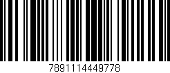 Código de barras (EAN, GTIN, SKU, ISBN): '7891114449778'