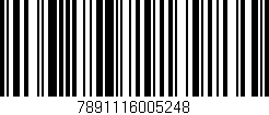 Código de barras (EAN, GTIN, SKU, ISBN): '7891116005248'