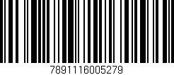 Código de barras (EAN, GTIN, SKU, ISBN): '7891116005279'