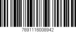 Código de barras (EAN, GTIN, SKU, ISBN): '7891116008942'