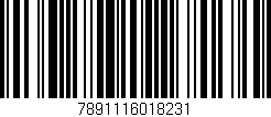 Código de barras (EAN, GTIN, SKU, ISBN): '7891116018231'