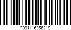 Código de barras (EAN, GTIN, SKU, ISBN): '7891116056219'