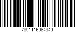 Código de barras (EAN, GTIN, SKU, ISBN): '7891116064849'