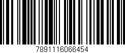 Código de barras (EAN, GTIN, SKU, ISBN): '7891116066454'