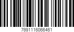 Código de barras (EAN, GTIN, SKU, ISBN): '7891116066461'