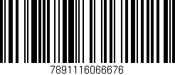 Código de barras (EAN, GTIN, SKU, ISBN): '7891116066676'