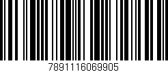 Código de barras (EAN, GTIN, SKU, ISBN): '7891116069905'