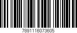 Código de barras (EAN, GTIN, SKU, ISBN): '7891116073605'