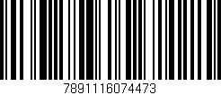 Código de barras (EAN, GTIN, SKU, ISBN): '7891116074473'