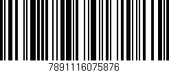 Código de barras (EAN, GTIN, SKU, ISBN): '7891116075876'