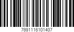 Código de barras (EAN, GTIN, SKU, ISBN): '7891116101407'