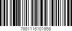 Código de barras (EAN, GTIN, SKU, ISBN): '7891116101858'
