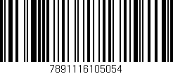 Código de barras (EAN, GTIN, SKU, ISBN): '7891116105054'