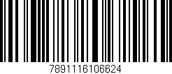 Código de barras (EAN, GTIN, SKU, ISBN): '7891116106624'