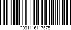 Código de barras (EAN, GTIN, SKU, ISBN): '7891116117675'