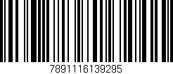 Código de barras (EAN, GTIN, SKU, ISBN): '7891116139295'