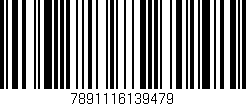 Código de barras (EAN, GTIN, SKU, ISBN): '7891116139479'