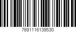 Código de barras (EAN, GTIN, SKU, ISBN): '7891116139530'