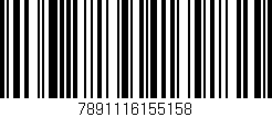 Código de barras (EAN, GTIN, SKU, ISBN): '7891116155158'