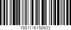 Código de barras (EAN, GTIN, SKU, ISBN): '7891116156933'