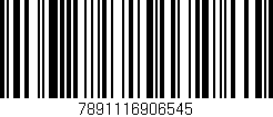 Código de barras (EAN, GTIN, SKU, ISBN): '7891116906545'