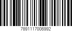 Código de barras (EAN, GTIN, SKU, ISBN): '7891117006992'