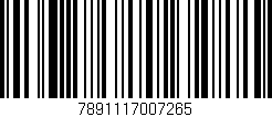 Código de barras (EAN, GTIN, SKU, ISBN): '7891117007265'