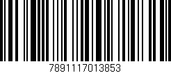 Código de barras (EAN, GTIN, SKU, ISBN): '7891117013853'