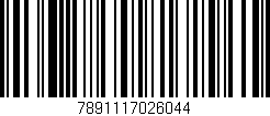 Código de barras (EAN, GTIN, SKU, ISBN): '7891117026044'